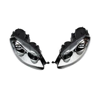 Fari anteriori con lente proiettore Black (2 pz) foto 4