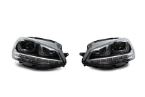 Volkswagen Golf 7/E-Golf 2012-2020 Fari anteriori senza centraline (2012-2017, freccia dinamica, 2 pz) foto 5