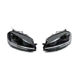 Fari anteriori (2012-2017, freccia dinamica, 2 pz) Volkswagen Golf 7/E-Golf 2012-2020 foto 2
