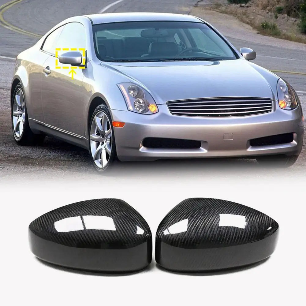 Cover Specchietti in Carbonio Infiniti G35 (V35/CV35) 2003-2007 foto 1