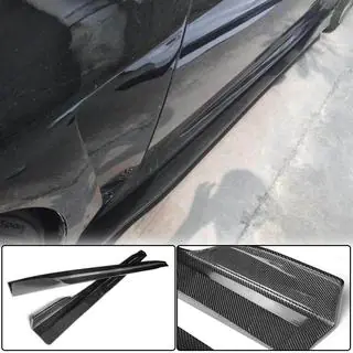 Minigonne Laterali per G37 Coupe 2009-2013 Carbonio Infiniti G25/G35/37 (V36/CV36) 2006-2015 foto 1