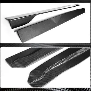 Minigonne Laterali per G37 Coupe 2009-2013 Carbonio Infiniti G25/G35/37 (V36/CV36) 2006-2015 foto 3
