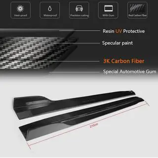 Minigonne Laterali per G37 Coupe 2009-2013 Carbonio Infiniti G25/G35/37 (V36/CV36) 2006-2015 foto 4