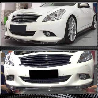 Labbro Anteriore paraurti (per G37 SD 2009-2013, Carbonio) Infiniti G25/G35/37 (V36/CV36) 2006-2015 foto 3