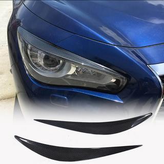 Palpebre fari (per Q50 2014-2017, Carbonio) Infiniti Q50/Q60 2013-2024 foto 1