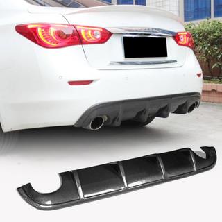 Diffusore Posteriore paraurti V1 per Q50 Base/Sport 2014-2017, Carbonio Infiniti Q50/Q60 2013-2024 foto 1