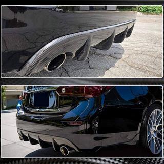 Diffusore Posteriore paraurti V1 per Q50 Base/Sport 2014-2017, Carbonio Infiniti Q50/Q60 2013-2024 foto 4