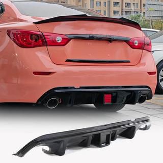 Diffusore Posteriore Paraurti V2 per Q50 Base/Sport 2014-2017 Carbonio Infiniti Q50/Q60 2013-2024 foto 1