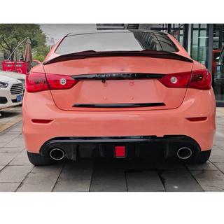 Diffusore Posteriore Paraurti V2 per Q50 Base/Sport 2014-2017 Carbonio Infiniti Q50/Q60 2013-2024 foto 2