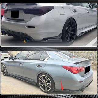 Coperture paraurti posteriore in carbonio per Q50 Base/Sport 2014-2017 Infiniti Q50/Q60 2013-2024 foto 4