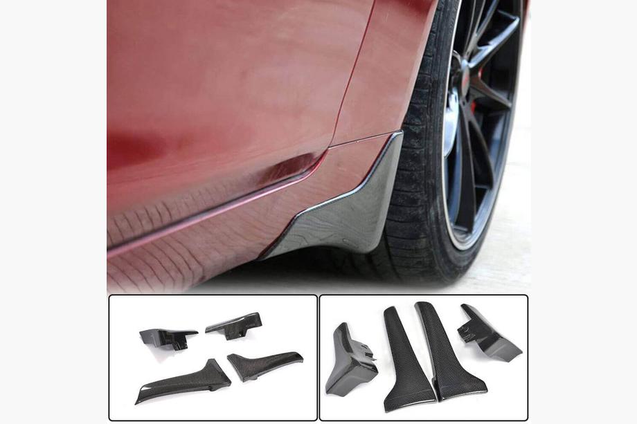 Infiniti Q50/Q60 2013-2024 Paraspruzzi (per Q50 Base/Sport 2014-2017, Carbonio) Foto 1