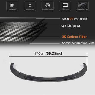 Labbro Anteriore V2 per Q50 Base 2014-2017 Carbonio Infiniti Q50/Q60 2013-2024 foto 4