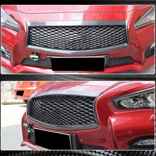 Cornice griglia anteriore (per Q50 Base/Sport 2014-2017, Carbonio) Infiniti Q50/Q60 2013-2024 foto 4