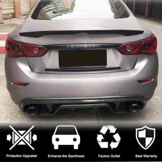 Diffusore Posteriore paraurti V3 per Q50 Base/Sport 2014-2017, Carbonio Infiniti Q50/Q60 2013-2024 foto 2