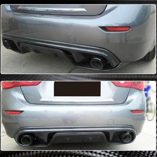 Diffusore Posteriore paraurti V3 per Q50 Base/Sport 2014-2017, Carbonio Infiniti Q50/Q60 2013-2024 foto 3