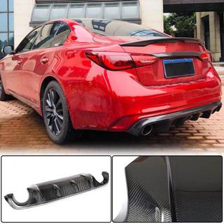 Diffusore Posteriore Paraurti V2 per Q50 Base/Sport 2018-2023 Carbonio Infiniti Q50/Q60 2013-2024 foto 1