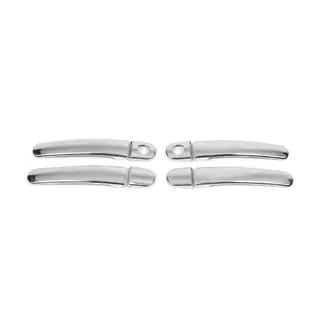 Coperture Maniglie Porta Cromate (4 pz, Acciaio Inox) foto 2