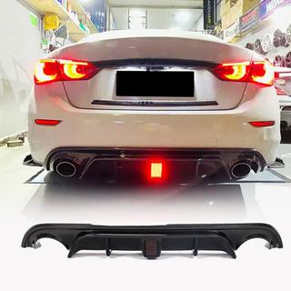 Diffusore Posteriore paraurti V4 (per Q50 Base/Sport 2014-2017, Carbonio) Infiniti Q50/Q60 2013-2024 foto 1