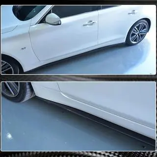 Minigonne Laterali V2 (per Q50, Carbonio) Infiniti Q50/Q60 2013-2024 foto 4