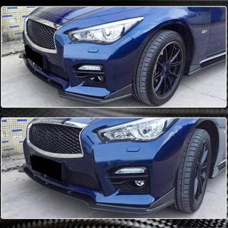 Labbro anteriore V2 per Q50 Sport 2014-2017 Carbonio Infiniti Q50/Q60 2013-2024 foto 3