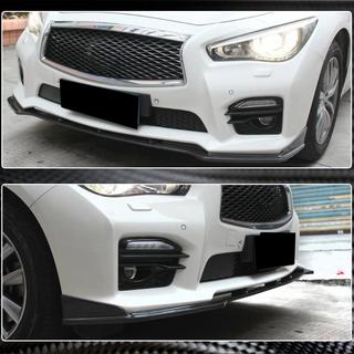 Labbro anteriore V2 per Q50 Sport 2014-2017 Carbonio Infiniti Q50/Q60 2013-2024 foto 4