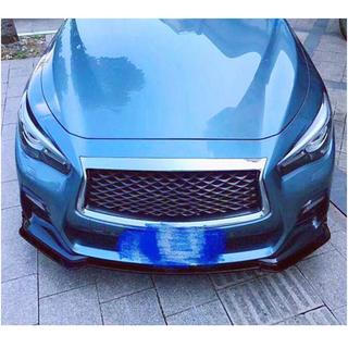 Labbro anteriore V1 per Q50 Sport 2018-2022, Carbonio Infiniti Q50/Q60 2013-2024 foto 3