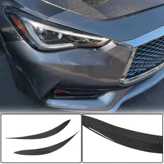 Palpebre fari (per Q60 2016-2022, Carbonio) Infiniti Q50/Q60 2013-2024 foto 2