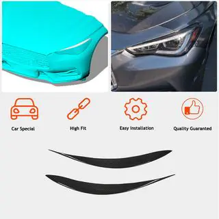 Palpebre fari (per Q60 2016-2022, Carbonio) Infiniti Q50/Q60 2013-2024 foto 3