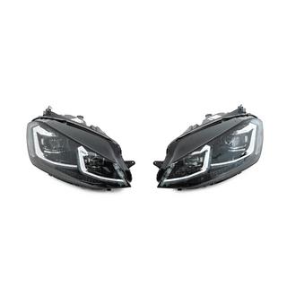 Fari anteriori con moduli Silver FullLed Style (2012-2017, set da 2) Volkswagen Golf 7/E-Golf 2012-2020 foto 1