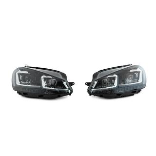 Fari anteriori con moduli Silver FullLed Style (2012-2017, set da 2) Volkswagen Golf 7/E-Golf 2012-2020 foto 2
