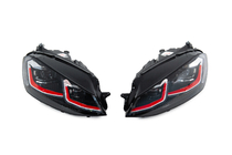 Volkswagen Golf 7/E-Golf 2012-2020 Fari anteriori Red FullLed (2012-2017, 2 pz) foto 1