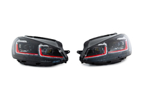 Volkswagen Golf 7/E-Golf 2012-2020 Fari anteriori Red FullLed (2012-2017, 2 pz) foto 2