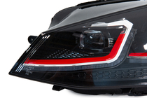 Volkswagen Golf 7/E-Golf 2012-2020 Fari anteriori Red FullLed (2012-2017, 2 pz) foto 8