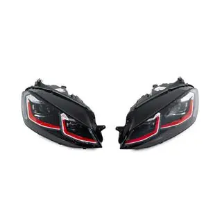 Fari anteriori Red FullLed (2012-2017, 2 pz) Volkswagen Golf 7/E-Golf 2012-2020 foto 1