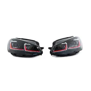 Fari anteriori Red FullLed (2012-2017, 2 pz) Volkswagen Golf 7/E-Golf 2012-2020 foto 2