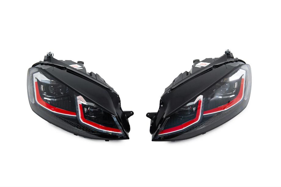 Volkswagen Golf 7/E-Golf 2012-2020 Fari anteriori Red FullLed (2012-2017, 2 pz) Image