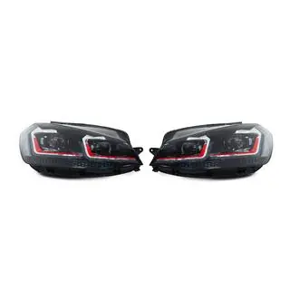 Fari Anteriori Red (2017-2020, 2 pz) Volkswagen Golf 7/E-Golf 2012-2020 foto 2