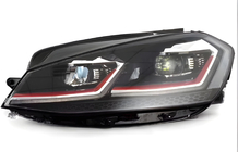 Volkswagen Golf 7/E-Golf 2012-2020 Fari anteriori Red FullLed (2017-2020, 2 pz) foto 1