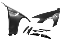 BMW Serie 5 G30/G31 2017–2023 Parafanghi (stile M5 F90, 2 pz) foto 2