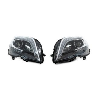 Fari anteriori FullLed V-1 (2012-2015, set 2 pezzi) Mercedes GLK class X204 2008-2015 foto 3
