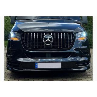 Griglia Anteriore Panamericana GT Cromo Premium V2 (Con Cornice) Mercedes Sprinter W907/W910 2018- foto 1