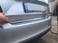 Skoda Rapid 2012-2019 Modanatura bagagliaio acciaio inox foto 1