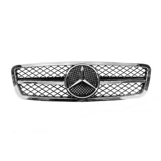 Griglia Anteriore AMG Mercedes C-class W203 2000-2007 foto 4