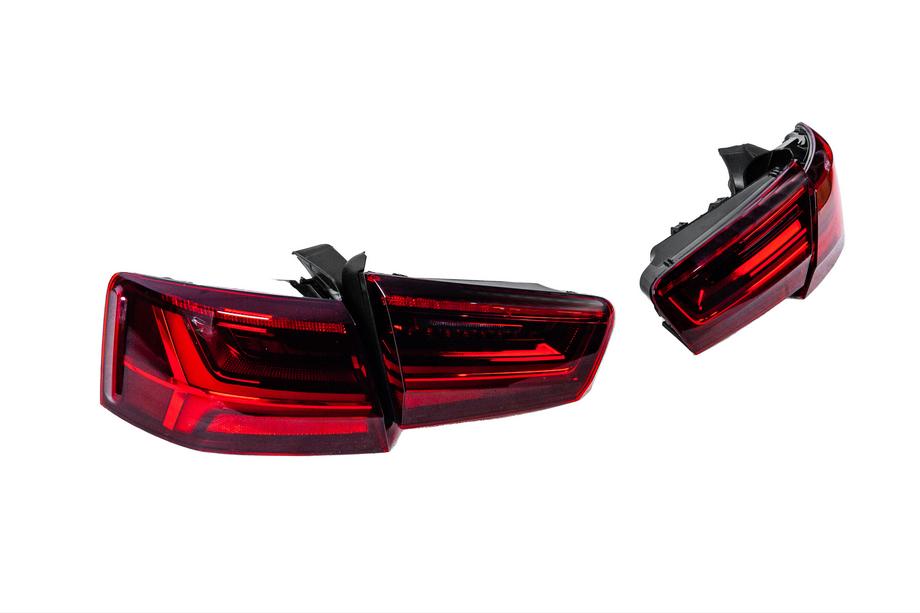 Audi A6 C7 2011–2018 Fanali posteriori LED LOW-Profile (2014-2018, 2 pz) Foto 2