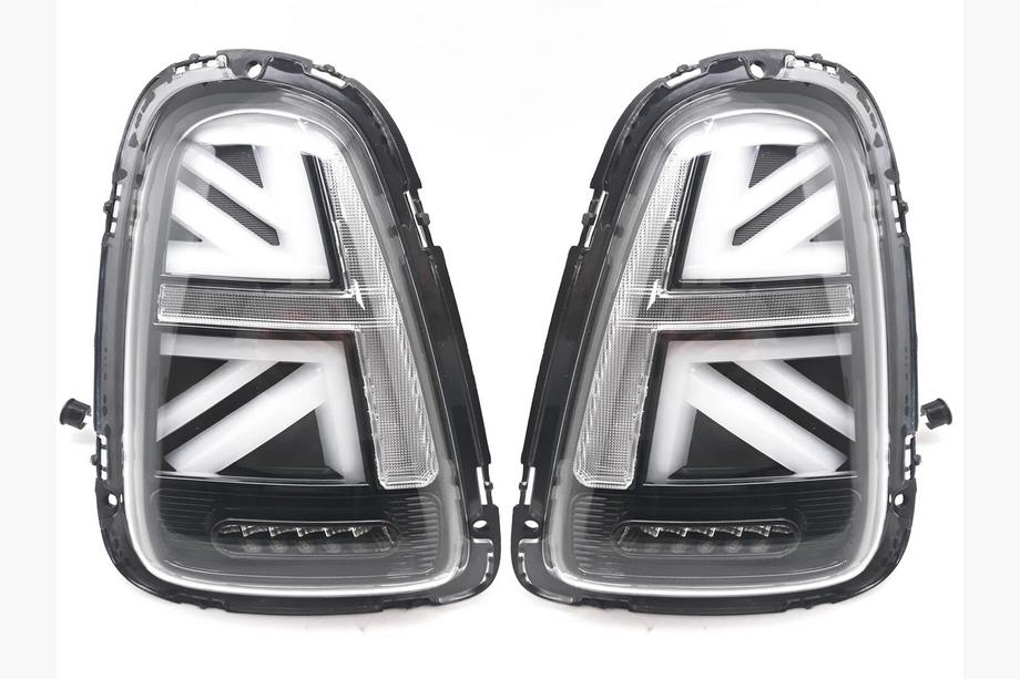 Mini Cooper R56/57 2006-2014 Fanali posteriori a LED stile Union Jack Black V-2 (2 pz) Foto 1