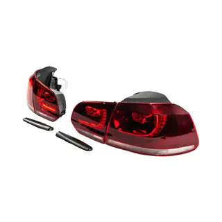Fanali posteriori LED (2 pz) Volkswagen Golf 6 2008-2014 foto 2
