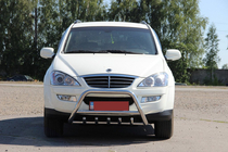 SsangYong Kyron 2005-2014 Paraurti Anteriore WT003 (Acciaio Inox) foto 2