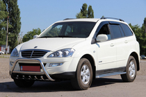 SsangYong Kyron 2005-2014 Paraurti Anteriore WT003 (Acciaio Inox) foto 3