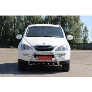 Paraurti Anteriore WT003 (Acciaio Inox) SsangYong Kyron 2005-2014 foto 2