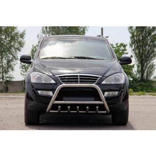 Paraurti Anteriore WT003 (Acciaio Inox) SsangYong Kyron 2005-2014 foto 4